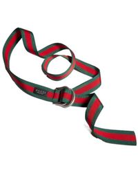 Gucci - Web Belt With D-Ring Buckle - Lyst