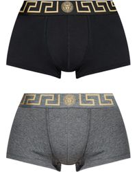 Versace - Medusa Jacquard Pack Of Two Briefs - Lyst