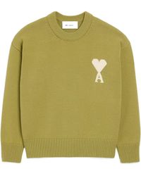 Ami Paris - Ami Ami De Coeur Crewneck Jumper - Lyst