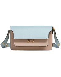 Marni - Trunk Colourblock Foldover Top Shoulder Bag - Lyst