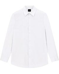 ARMANI EXCHANGE - Button-Fastening Striped Shirt - Lyst
