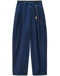 Alexander Wang - Mid Rise Pleated Trousers - Lyst