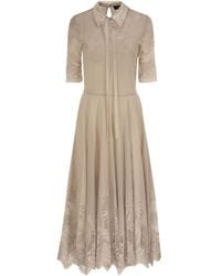 Fabiana Filippi - Lace Midi Dress - Lyst