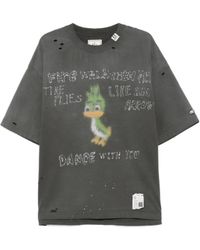 Maison Mihara Yasuhiro - Graphic Print Crewneck T-Shirt - Lyst