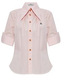 Vivienne Westwood - Orb-Embellished Button-Down Shirt - Lyst