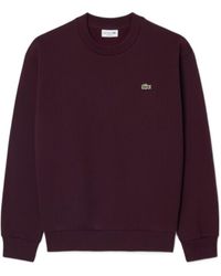 Lacoste - Crewneck Long-Sleeved Sweatshirt - Lyst