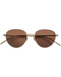 Bottega Veneta - Eyewear Intrecciato Panthos Sunglasses - Lyst