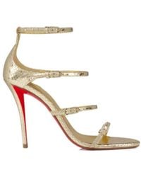 Christian Louboutin - High-Heeled Strappy Sandals - Lyst