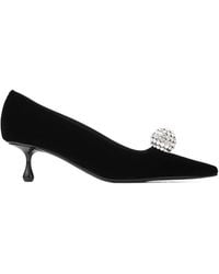 Jimmy Choo - Orb 50 Velvet Pumps - Lyst