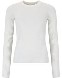 Victoria Beckham - Long-Sleeve Knit Top - Lyst