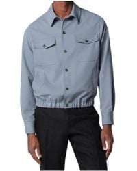 Lardini - Buttoned Shirt Jacket - Lyst