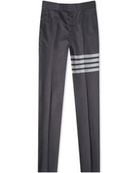 Thom Browne - 4-Bar Turn-Up Hem Tailored Trousers - Lyst