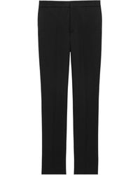 Saint Laurent - Mid-Rise Slim-Fit Pants - Lyst