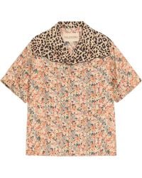 Valentino - Pattern-Printed Short-Sleeved Shirt - Lyst