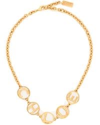 Chloé - Chloé Script Logo Plaque Choker - Lyst