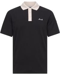 Moncler - Logo-Embroidered Piqué Cotton Polo Shirt - Lyst