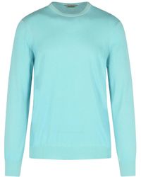 Gran Sasso - Crewneck Ribbed Jumper - Lyst