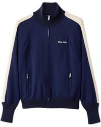 Miu Miu - Technical Fabric Sweatshirt - Lyst
