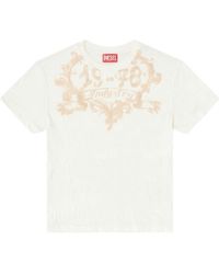 DIESEL - Graphic-Print Cotton T-Shirt - Lyst