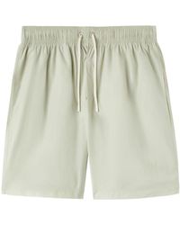 Palm Angels - Logo Embroidered Drawstring Swim Shorts - Lyst