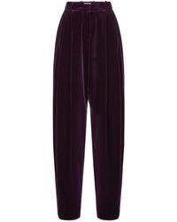Nina Ricci - Wide-Leg Velvet Pants - Lyst