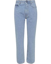 Ami Paris - Logo-Patch Denim Jeans - Lyst