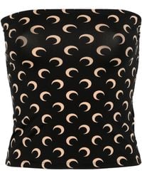 Marine Serre - All-Over Moon Printed Top - Lyst