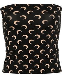 Marine Serre - All-Over Moon Printed Top - Lyst
