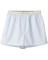 Miu Miu - Striped Boxer Shorts - Lyst