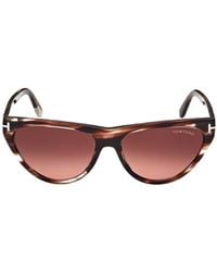 Tom Ford - Eyewear Cat Eye Frame Sunglasses - Lyst