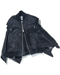 Sacai - Nylon Twill Vest - Lyst