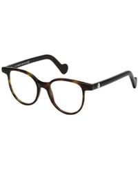 Moncler - Eyewear Round Frame Glasses - Lyst