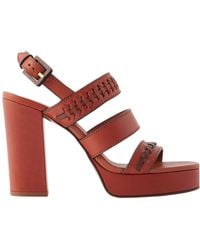 Zimmermann - Alchemy Leather Platform Sandals - Lyst