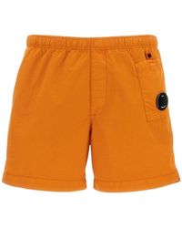 C.P. Company - Lens Detail Swim Shorts - Lyst