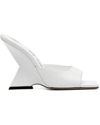 The Attico - Cheope 105Mm Leather Mules - Lyst