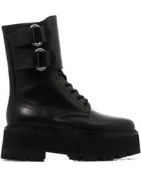 Celine - Leather Ankle Boots - Lyst