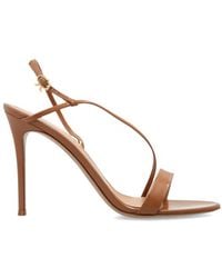 Gianvito Rossi - Strappy Slingback Heeled Sandals - Lyst