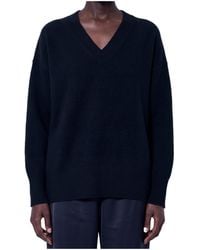 Rohe - Classic V-Neck Knitted Sweater - Lyst