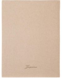 Jacquemus - Logo Embroidered Scarf - Lyst