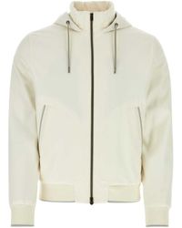 Herno - Zip-Up Drawstring Hooded Jacket - Lyst