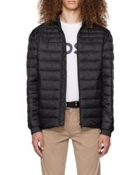 BOSS - Boss Quilted Padded Zip-Up Jacket - Lyst