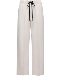 Moncler - Grenoble Logo Embroidered Drawstring Pants - Lyst