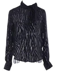 Isabel Marant - Scarf Detail Long Sleeve Top - Lyst