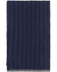 Brunello Cucinelli - Ribbed Beaded Scarf - Lyst