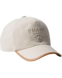 Prada - Logo-Embroidered Baseball Cap - Lyst
