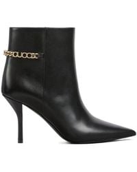 Gucci - Leather Signoria Ankle Boots - Lyst