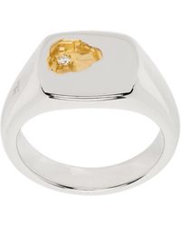 Tom Wood - Mined Small Stamp Ring - Lyst