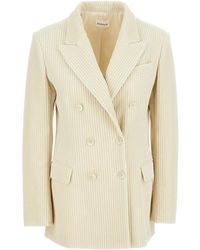 P.A.R.O.S.H. - Double-Breasted Blazer - Lyst