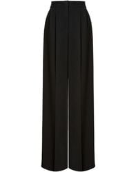 Alberta Ferretti - Cady Stretch Wide Leg Trousers - Lyst