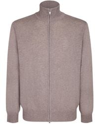 Soft Goat - High-Neck Zip-Up Cardigan - Lyst